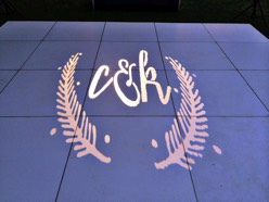 custom monogram gobo