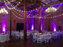 flour mill mckinney uplighting